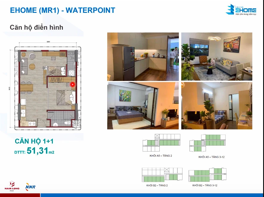ehome southgate can ho 51m2