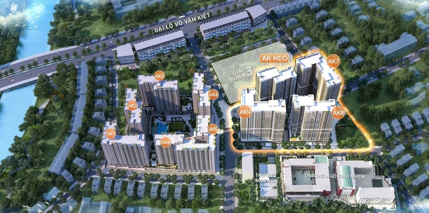 vi tri akari city nam long